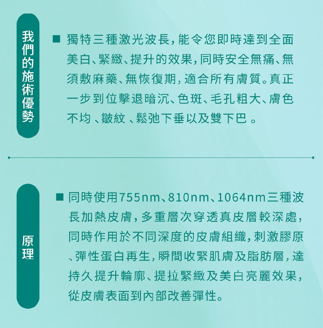 韓國明星級皮膚管理療程Titanium Lifting 最新一代鈦提升
